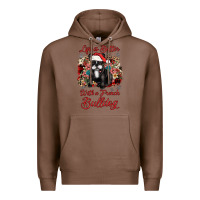 Chestnut christmas life is better with a french bulldog Premium Hoodie - JahusDesignShop