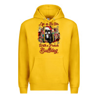 Lemon christmas life is better with a french bulldog Premium Hoodie - JahusDesignShop