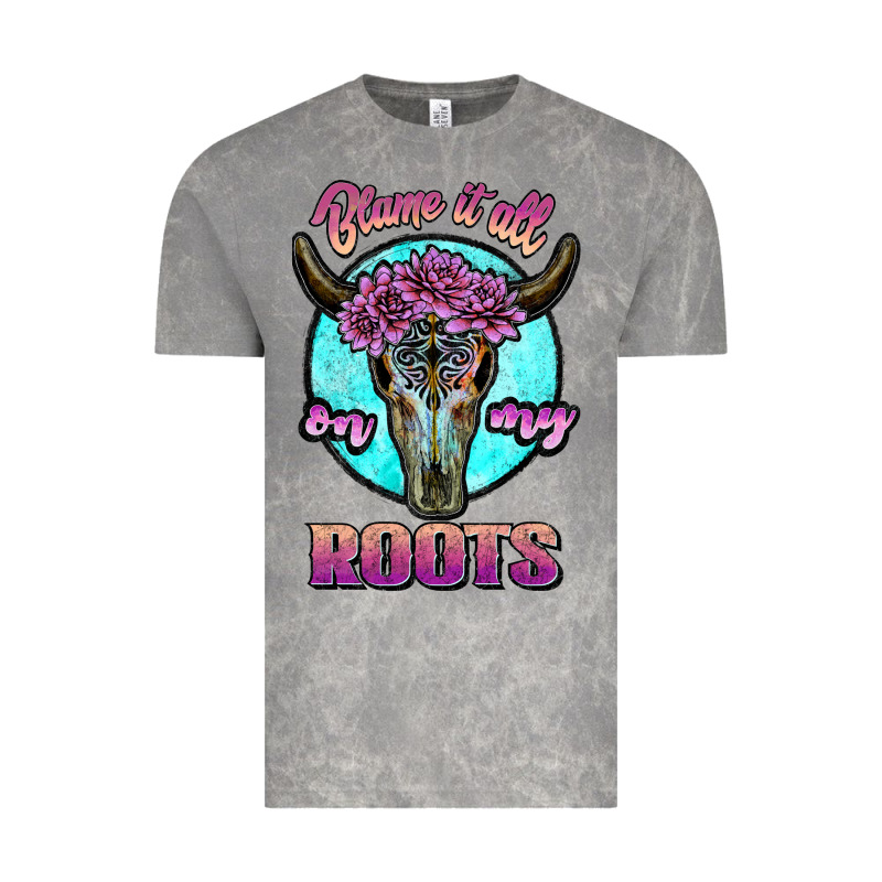 Blame It All On My Roots White Vintage Tee by JahusDesignShop | Teevron