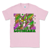Bubblegum Pink mardi gras louisiana fleur de lis Classic Tee - Jasminsmagicworld