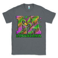 Charcoal Heather mardi gras louisiana fleur de lis Classic Tee - Jasminsmagicworld