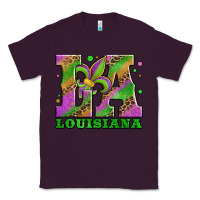 Plum mardi gras louisiana fleur de lis Classic Tee - Jasminsmagicworld