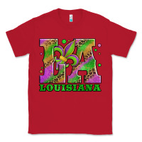 Red mardi gras louisiana fleur de lis Classic Tee - Jasminsmagicworld