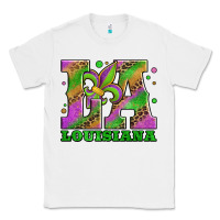 White mardi gras louisiana fleur de lis Classic Tee - Jasminsmagicworld