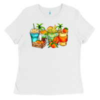 White mango farm fresh coffee cups Ladies Tee - Zillion Design Studio