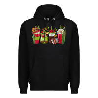 Black Mexico Coffee Cups Premium Hoodie - texasbilliewilder