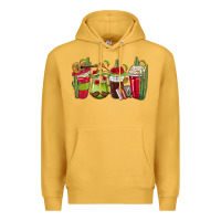 Mexico Coffee Cups Premium Hoodie | Teevron