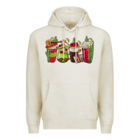 Oatmeal Heather Mexico Coffee Cups Premium Hoodie - texasbilliewilder