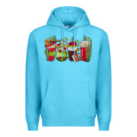 Ocean Blue Mexico Coffee Cups Premium Hoodie - texasbilliewilder