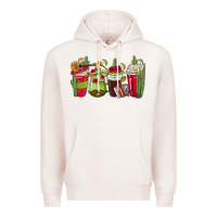 Pale Pink Mexico Coffee Cups Premium Hoodie - texasbilliewilder