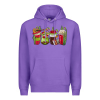 Purple Mexico Coffee Cups Premium Hoodie - texasbilliewilder