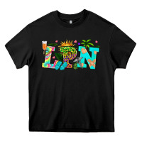 Black summer lpn Heavy Core Tee - texasbilliewilder