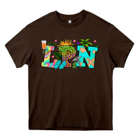 Chocolate Brown summer lpn Heavy Core Tee - texasbilliewilder