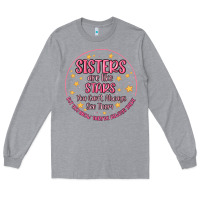 Heather Grey sisters are like stars you can't always see them Long Sleeve Tee - MaliasSmallBusiness