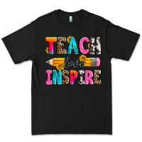 Black teach love inspire Premium Tee - Zillion Design Studio
