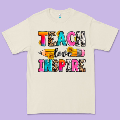 Teach Love Inspire Premium Tee Designed By Zillion Design Studio