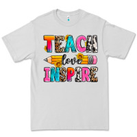 Dove Grey teach love inspire Premium Tee - Zillion Design Studio