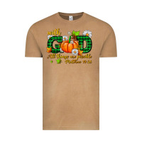 Vintage Camel with god all things are possible Vintage Tee - AdoDesignShop
