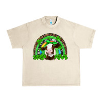 Sandshell st patricks cow rainbow Urban Heavy Tee - Artiststas