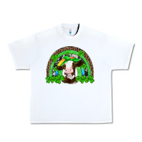 White st patricks cow rainbow Urban Heavy Tee - Artiststas