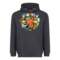 Smoke Western Texas Flag Cow Portrarit Heavyweight Hoodie - Bettercallsaul