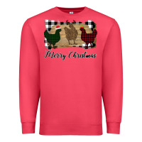 Cardinal Merry Christmas Chickens Premium Sweatshirt - Bettercallsaul