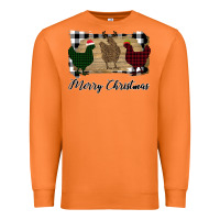 Carrot Merry Christmas Chickens Premium Sweatshirt - Bettercallsaul