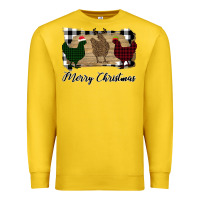 Lemon Merry Christmas Chickens Premium Sweatshirt - Bettercallsaul