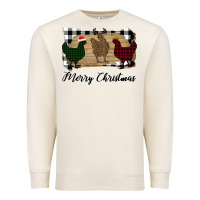 Sandshell Merry Christmas Chickens Premium Sweatshirt - Bettercallsaul