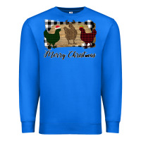 True Royal Merry Christmas Chickens Premium Sweatshirt - Bettercallsaul
