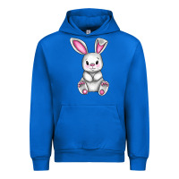Cobalt Cute bunny Easter Urban Hoodie - CowGirlArtShop