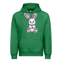 Emerald Cute bunny Easter Urban Hoodie - CowGirlArtShop