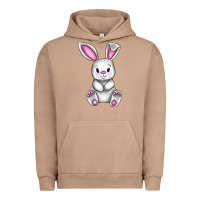 Pigment Burro Cute bunny Easter Urban Hoodie - CowGirlArtShop