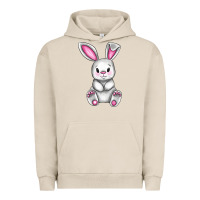 Pigment French Oak Cute bunny Easter Urban Hoodie - CowGirlArtShop