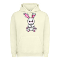 Pigment Pistachio Cute bunny Easter Urban Hoodie - CowGirlArtShop