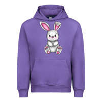 Tulip Cute bunny Easter Urban Hoodie - CowGirlArtShop