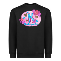 Black back to school flowers kindergarten 3200x2400 Heavyweight Sweatshirt - AdoDesignShop