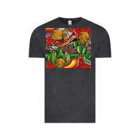 Vintage Black mexican cacti Vintage Tee - Artiststas