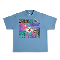 Pebble Blue nurse nurse nurse with nurse element Urban Heavy Tee - AdoDesignShop