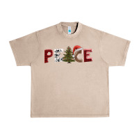 French Oak peace christmas Urban Heavy Tee - AdoDesignShop