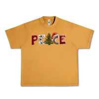 Peanut Butter peace christmas Urban Heavy Tee - AdoDesignShop