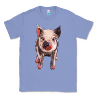 Colony Blue pig Classic Tee - BarkalooDesign