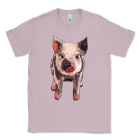 Lilac pig Classic Tee - BarkalooDesign