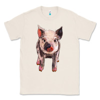 Natural pig Classic Tee - BarkalooDesign