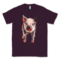Plum pig Classic Tee - BarkalooDesign