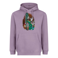 Lavender Western Cowhide Cactus Heavyweight Hoodie - Bettercallsaul