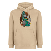 Mushroom Western Cowhide Cactus Heavyweight Hoodie - Bettercallsaul