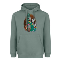 Sage Western Cowhide Cactus Heavyweight Hoodie - Bettercallsaul