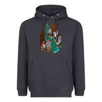 Smoke Western Cowhide Cactus Heavyweight Hoodie - Bettercallsaul