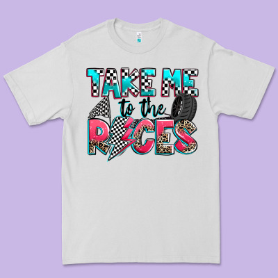 Take Me To The Races Premium Tee Designed By Zillion Design Studio